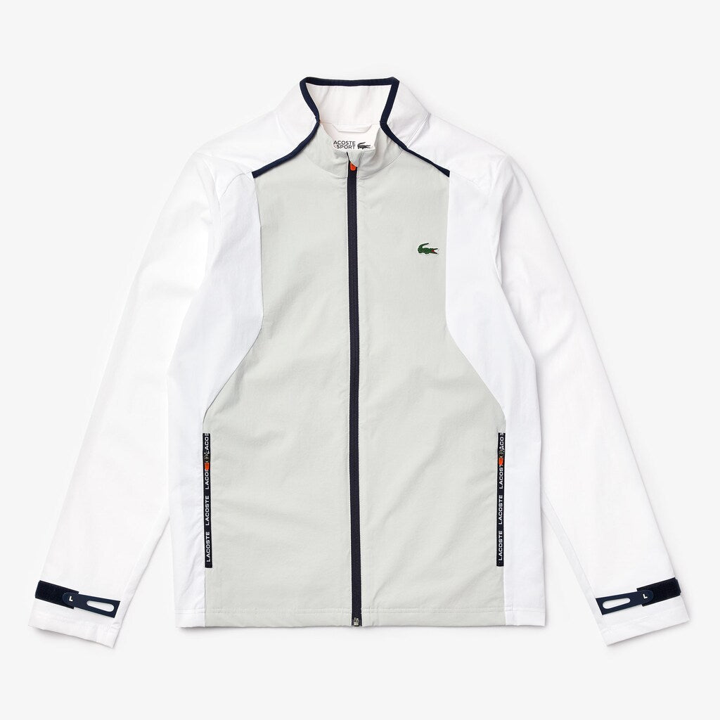Men's SPORT Light Water-Resistant Zip Golf Jacket / Lacoste