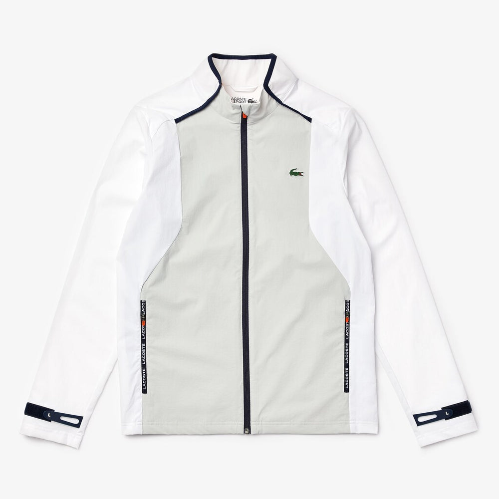 Men's SPORT Light Water-Resistant Zip Golf Jacket / Lacoste