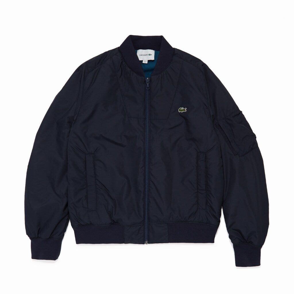Men's Reversible Quilted Solid Or Colourblock Bomber Jacket / Lacoste