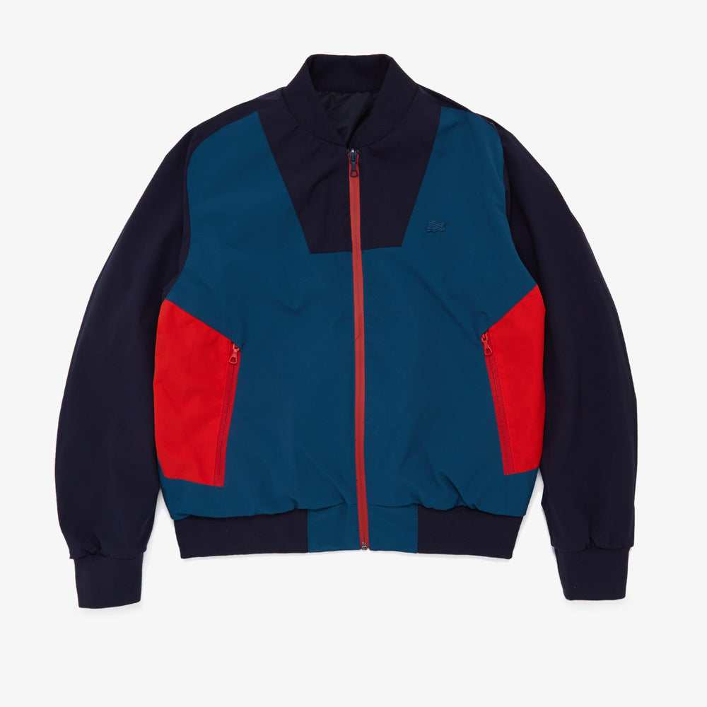 Men's Reversible Quilted Solid Or Colourblock Bomber Jacket / Lacoste
