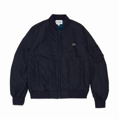 Men's Reversible Quilted Solid Or Colourblock Bomber Jacket / Lacoste