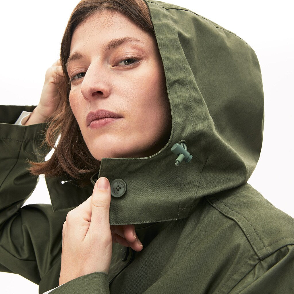Women's Flared Water-Resistant Parka / Lacoste