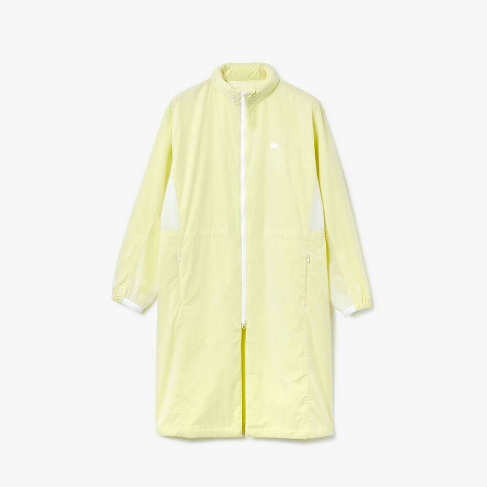 Women's Water-Resistant Long Nylon Parka / Lacoste