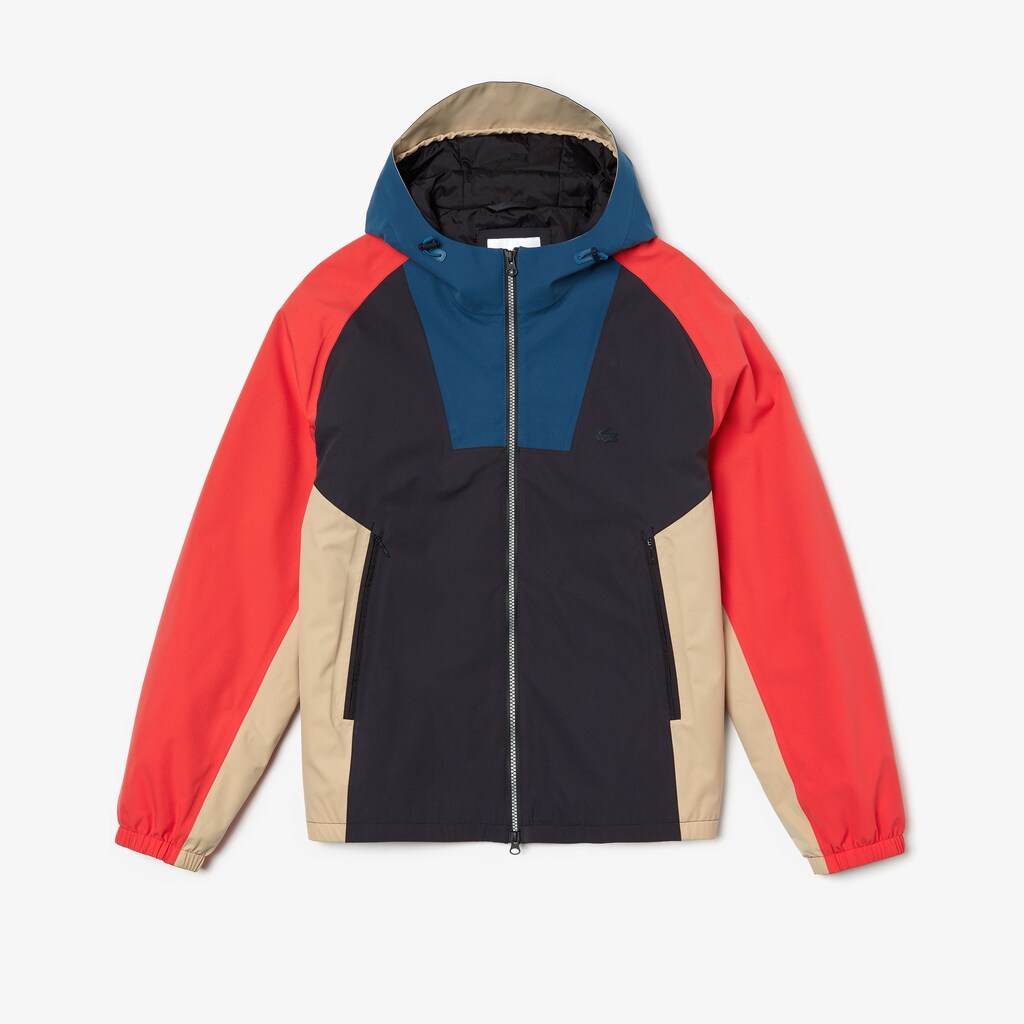 Men's Motion Water-Resistant Colorblock Zip Jacket / Lacoste