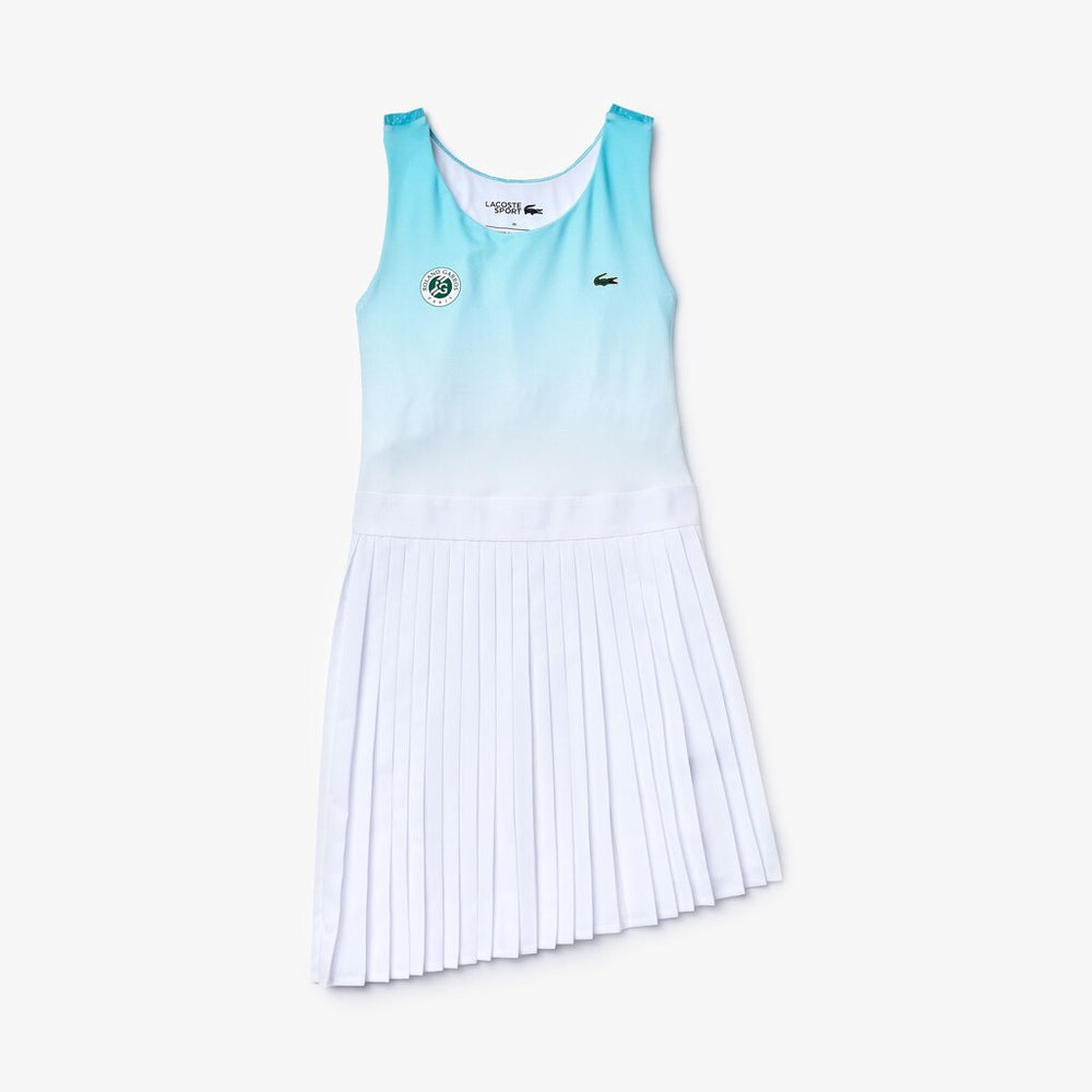 Women's SPORT Roland Garros Asymmetrical Pleated Dress / Lacoste