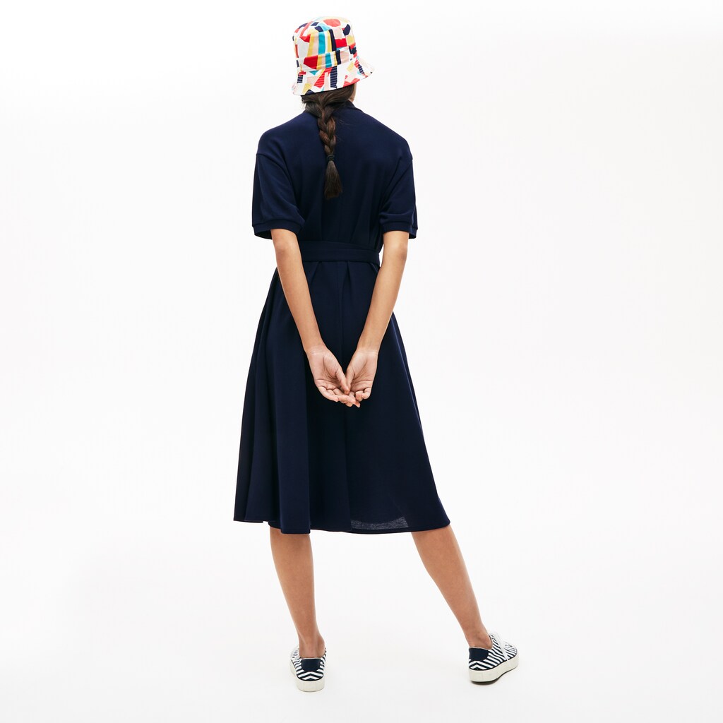 Women's Cotton Piqué Belted Polo Dress / Lacoste