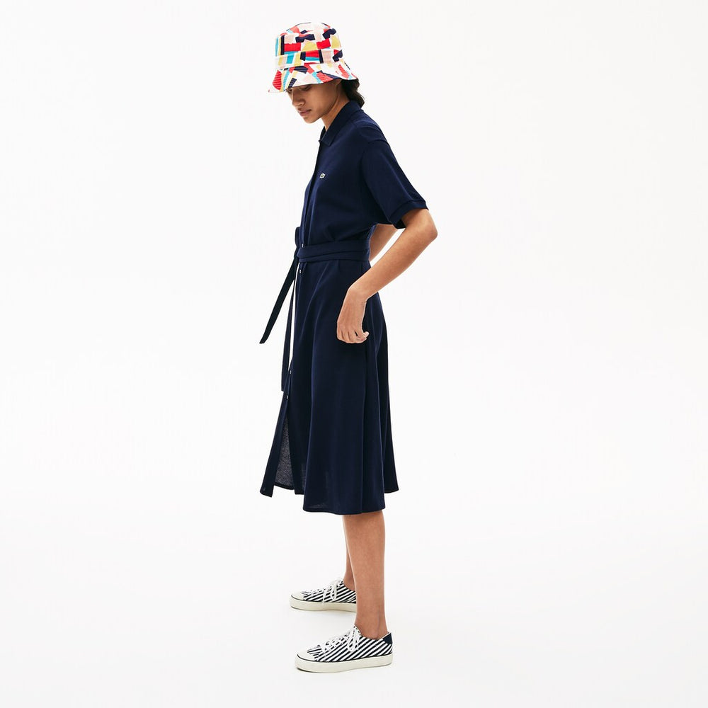 Women's Cotton Piqué Belted Polo Dress / Lacoste