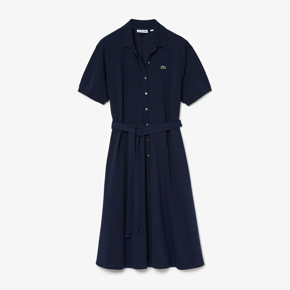 Women's Cotton Piqué Belted Polo Dress / Lacoste