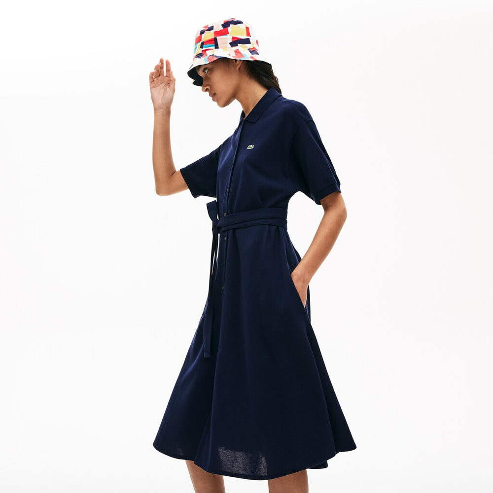 Women's Cotton Piqué Belted Polo Dress / Lacoste
