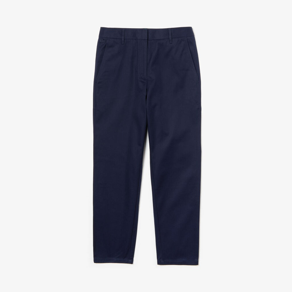 Women's Relaxed Fit Cotton Chinos / Lacoste