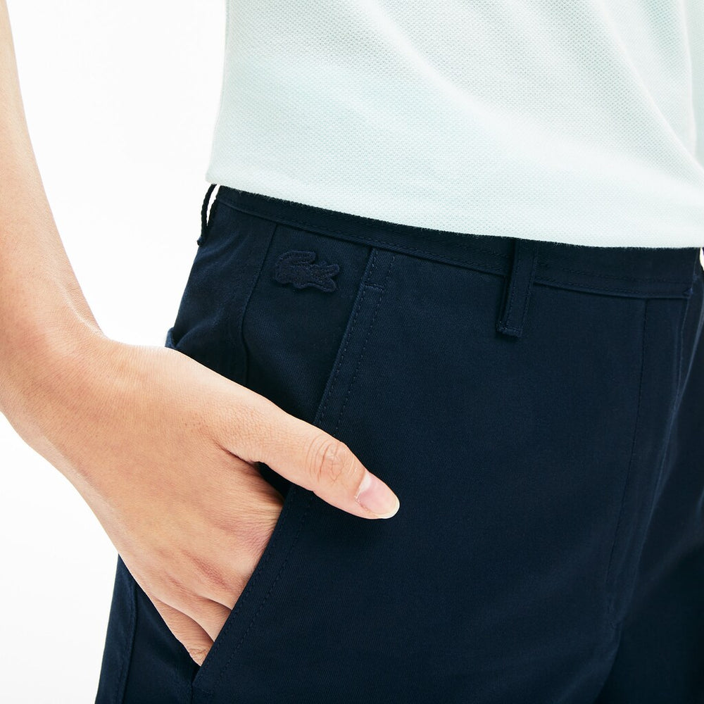 Women's Relaxed Fit Cotton Chinos / Lacoste