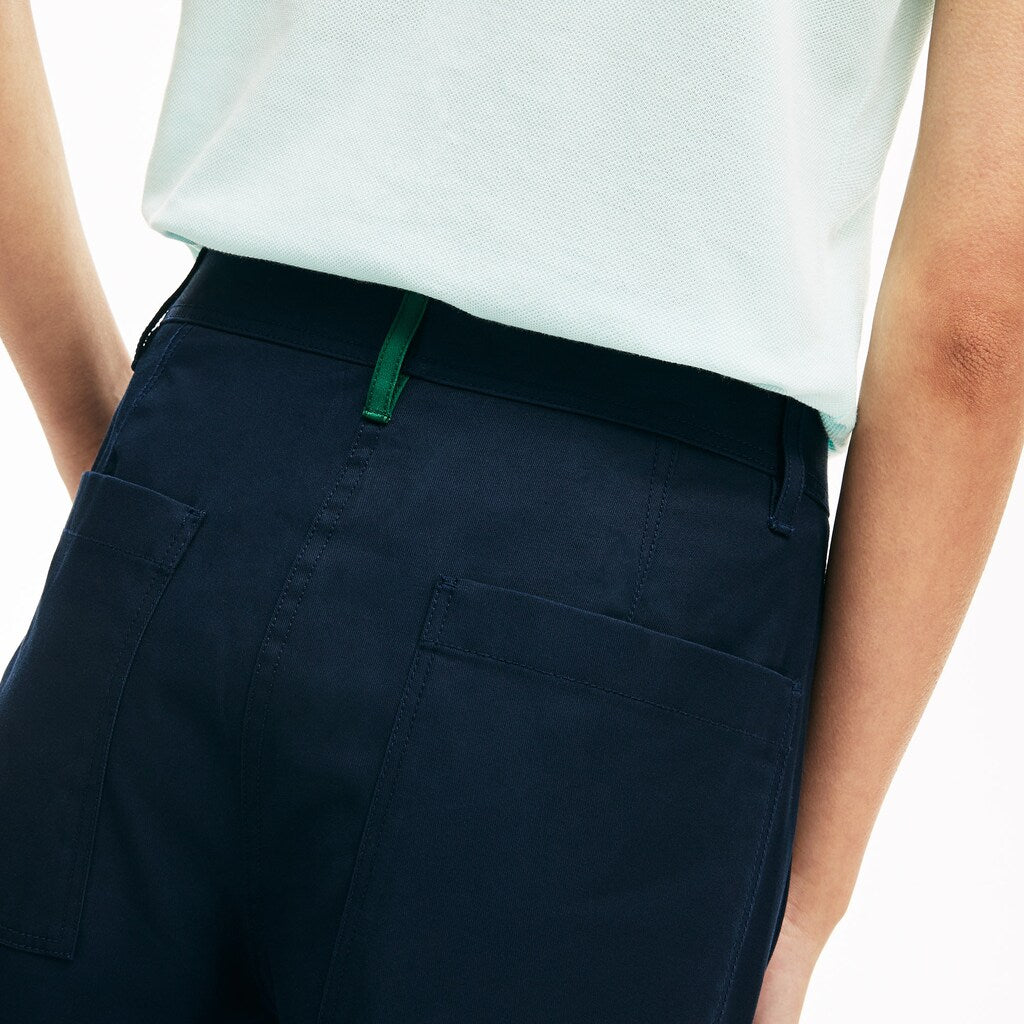 Women's Relaxed Fit Cotton Chinos / Lacoste