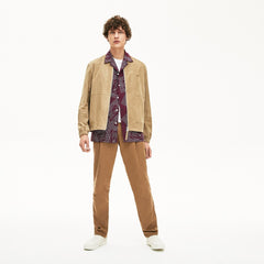 Men's Suede Zip-Up Bomber / Lacoste