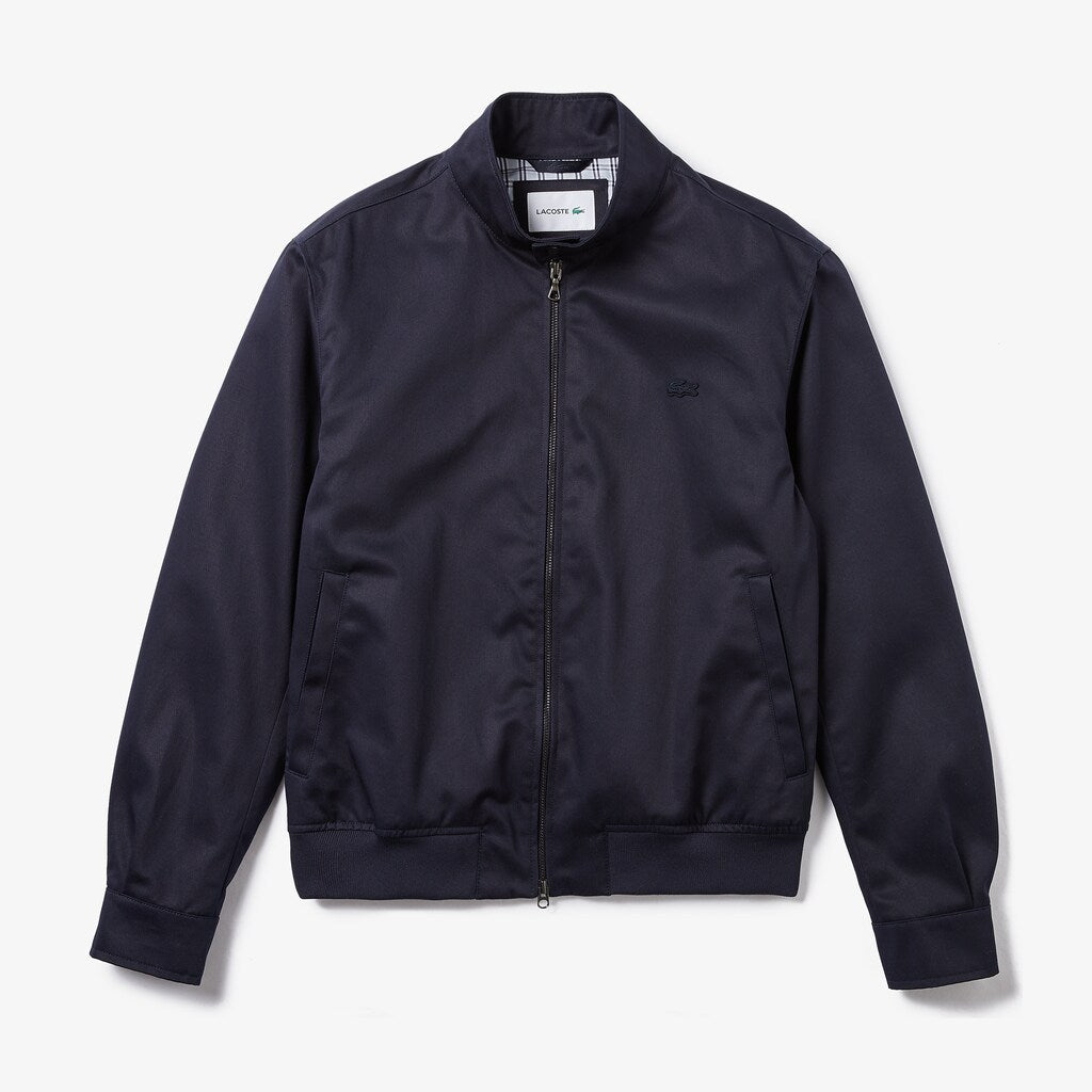Men's Lightweight Cotton Zip Harrington Jacket / Lacoste