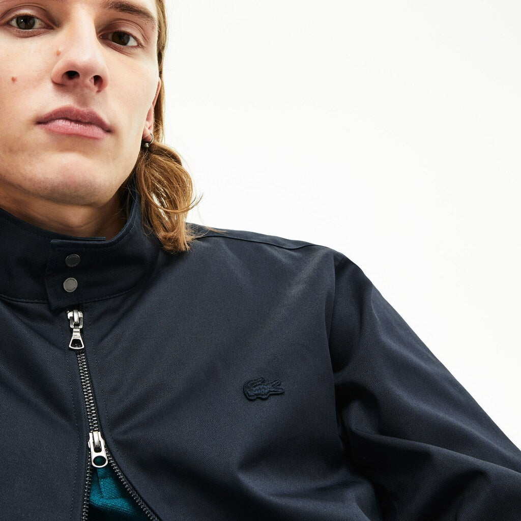 Men's Lightweight Cotton Zip Harrington Jacket / Lacoste