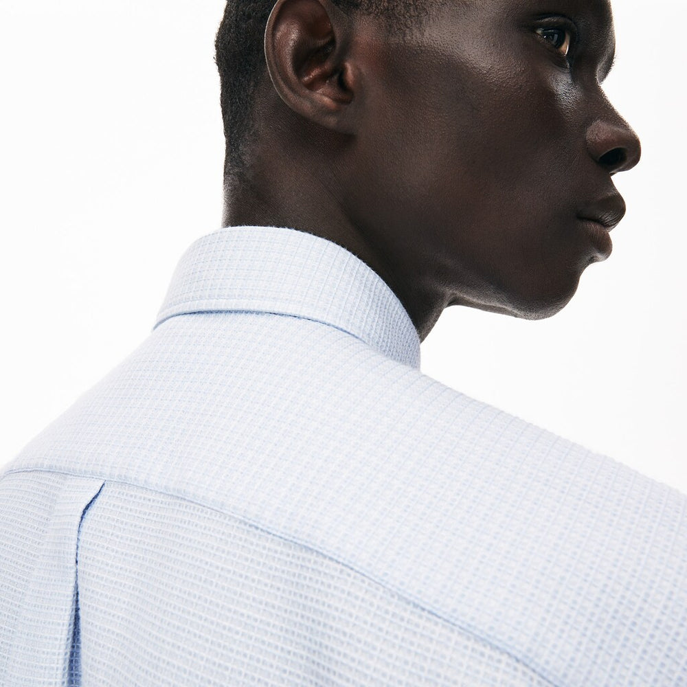 Men's Short-Sleeved Lightweight Cotton Shirt / Lacoste