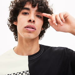 Unisex LIVE Graphic Print Cotton T-shirt / Lacoste