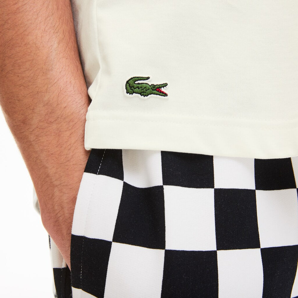 Unisex LIVE Graphic Print Cotton T-shirt / Lacoste