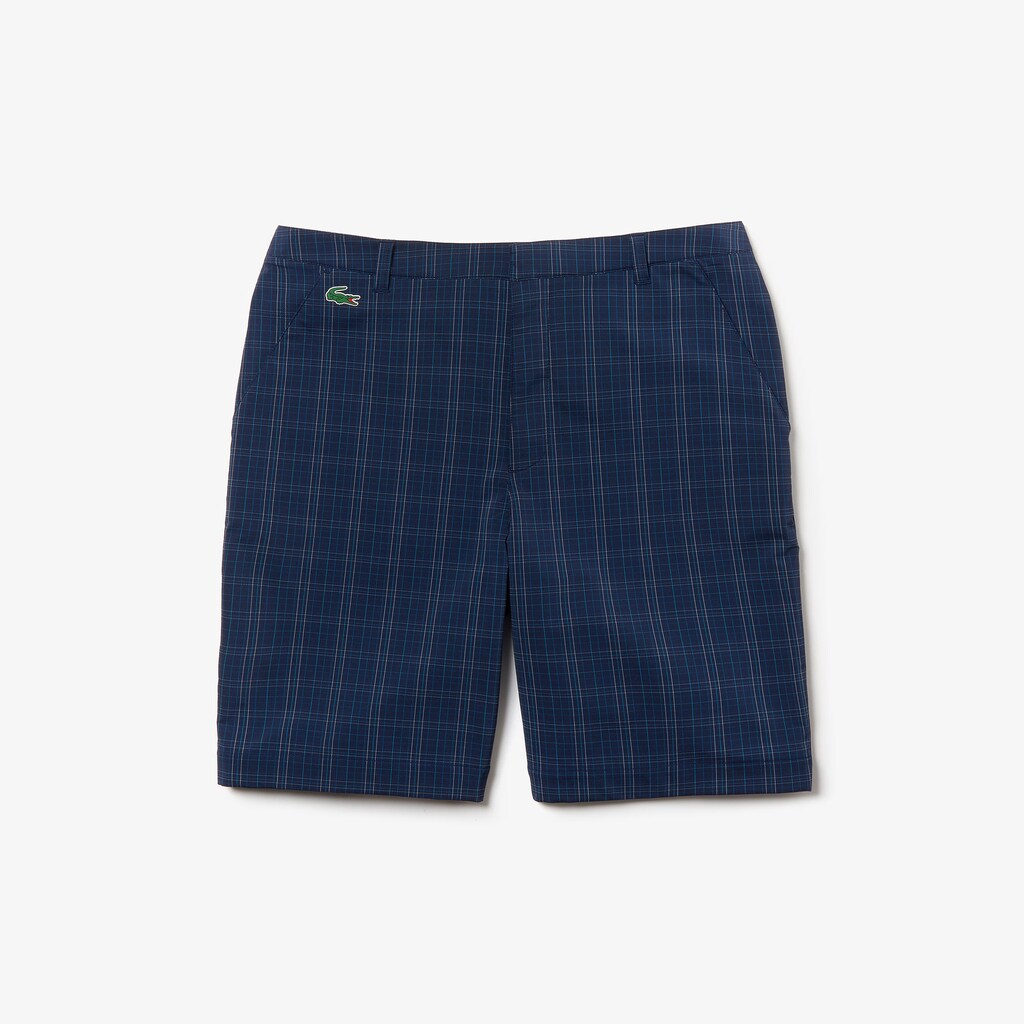Men's SPORT Checked Stretch Golf Bermudas / Lacoste