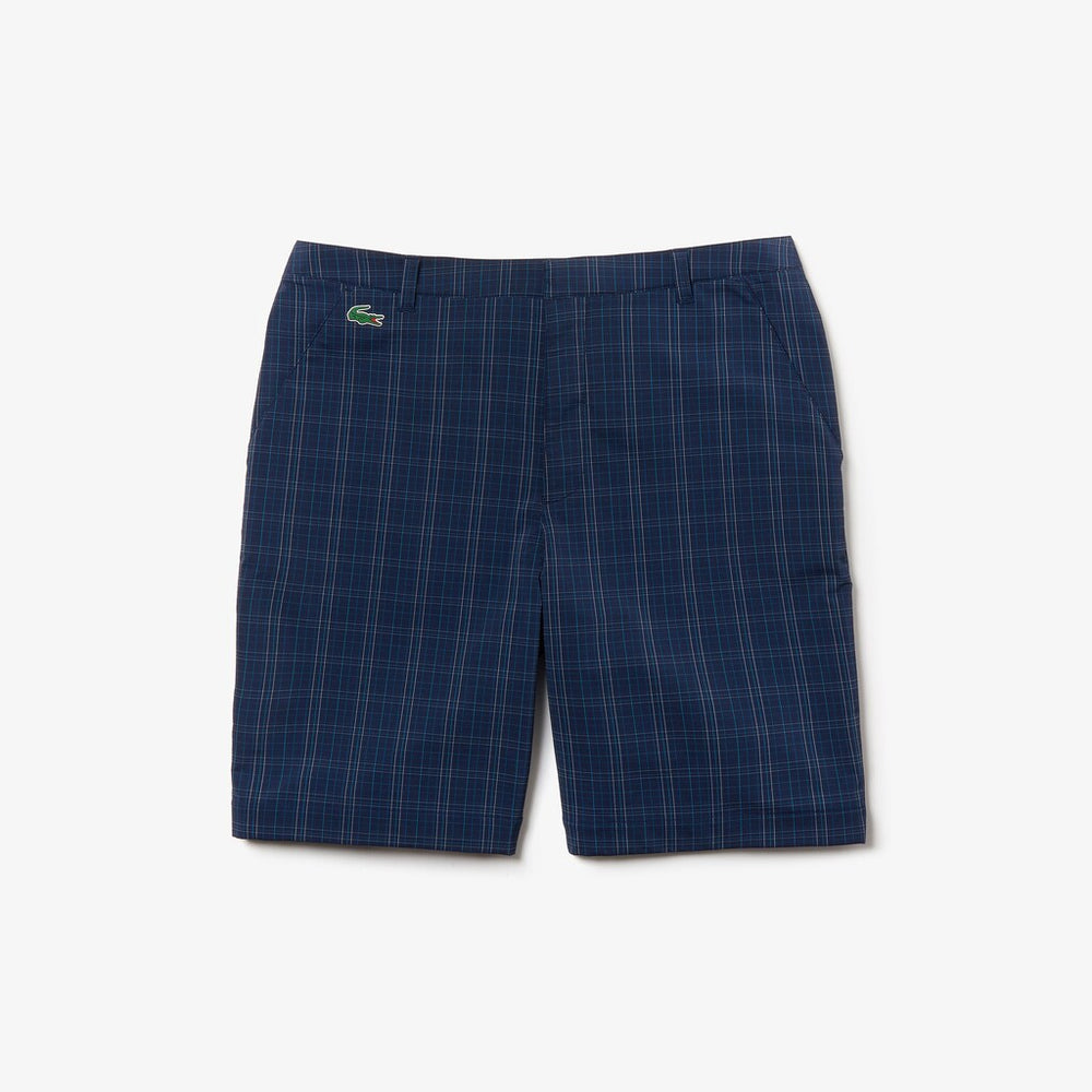 Men's SPORT Checked Stretch Golf Bermudas / Lacoste