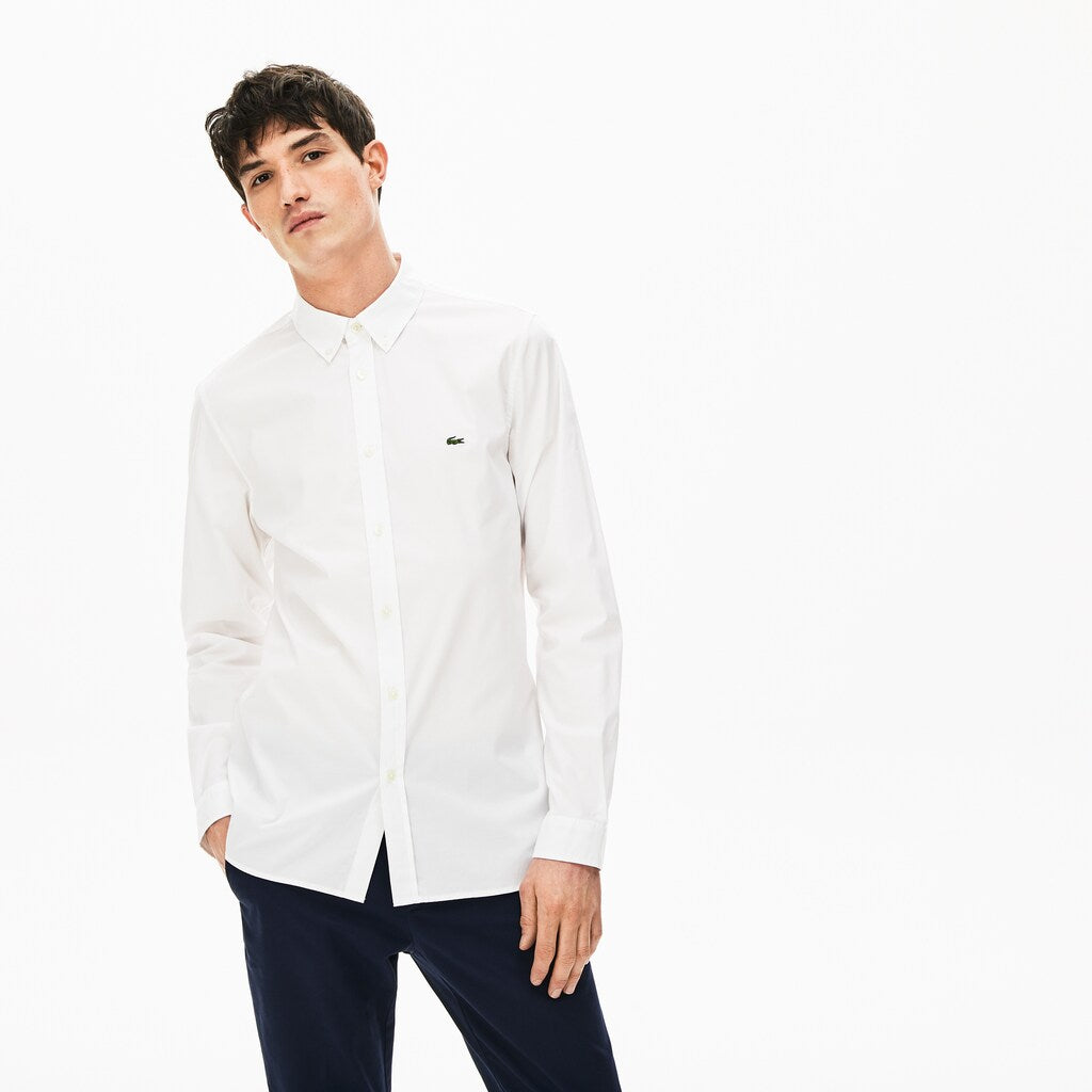 Men's Soft Cotton Poplin Shirt / Lacoste