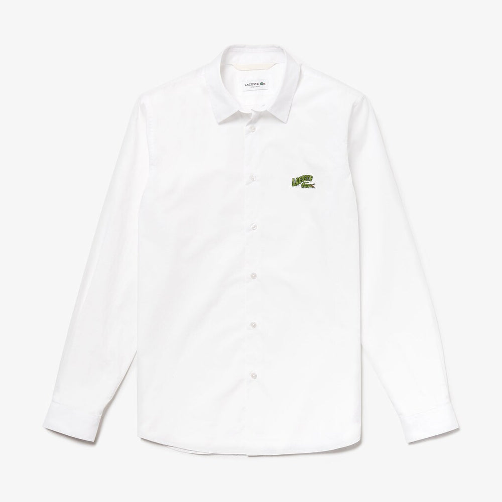 Men's Regular Fit Badge Logo Shirt / Lacoste