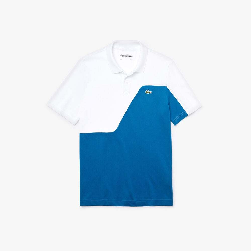 Men's SPORT Two-Tone Breathable Piqué Golf Polo Shirt / Lacoste