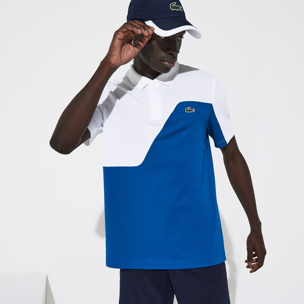 Men's SPORT Two-Tone Breathable Piqué Golf Polo Shirt / Lacoste