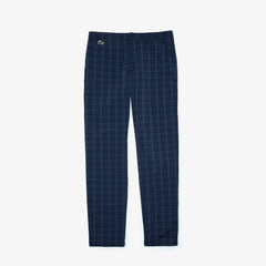 Men's SPORT Checked Stretch Golf Pants / Lacoste