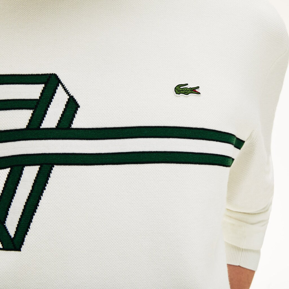 Men's Band Design Heritage Knit Sweater / Lacoste