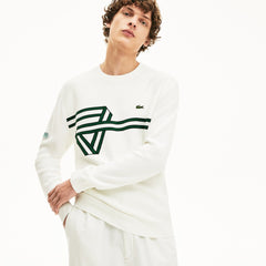Men's Band Design Heritage Knit Sweater / Lacoste