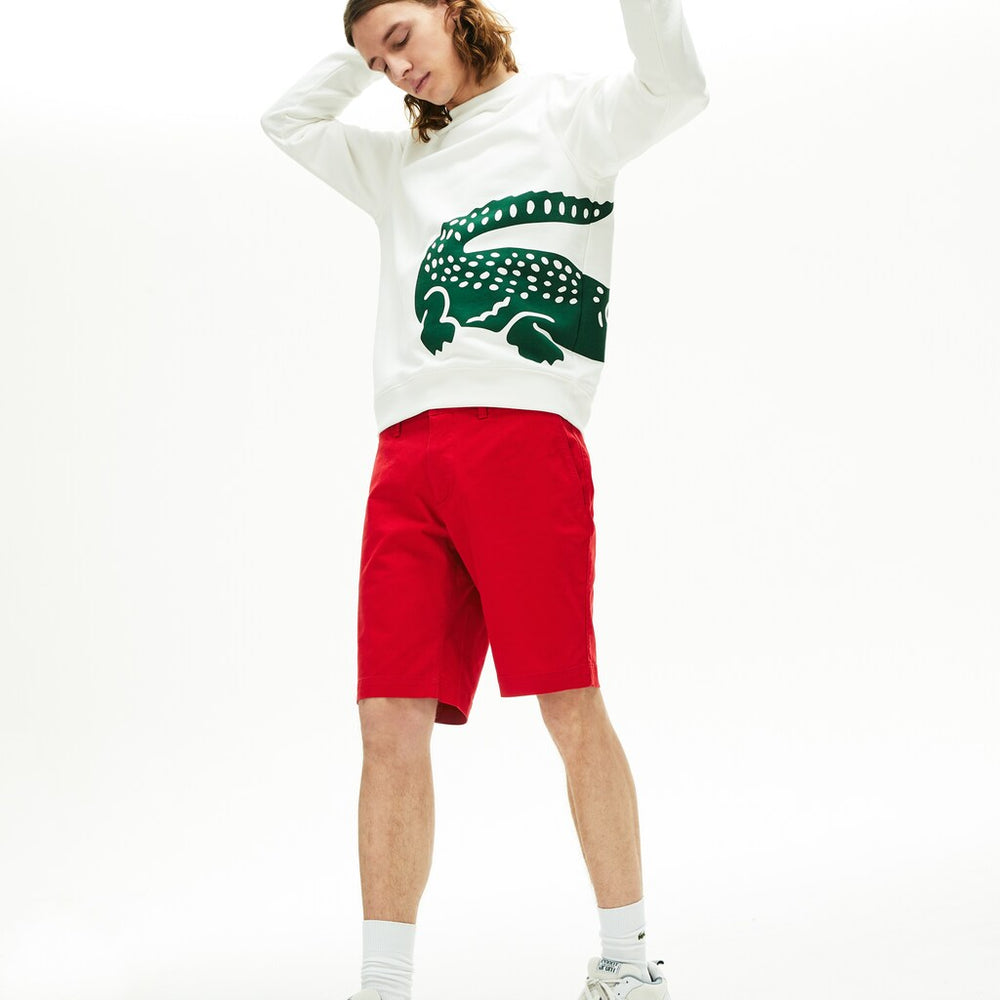 Men's Slim Fit Stretch Gabardine Shorts / Lacoste