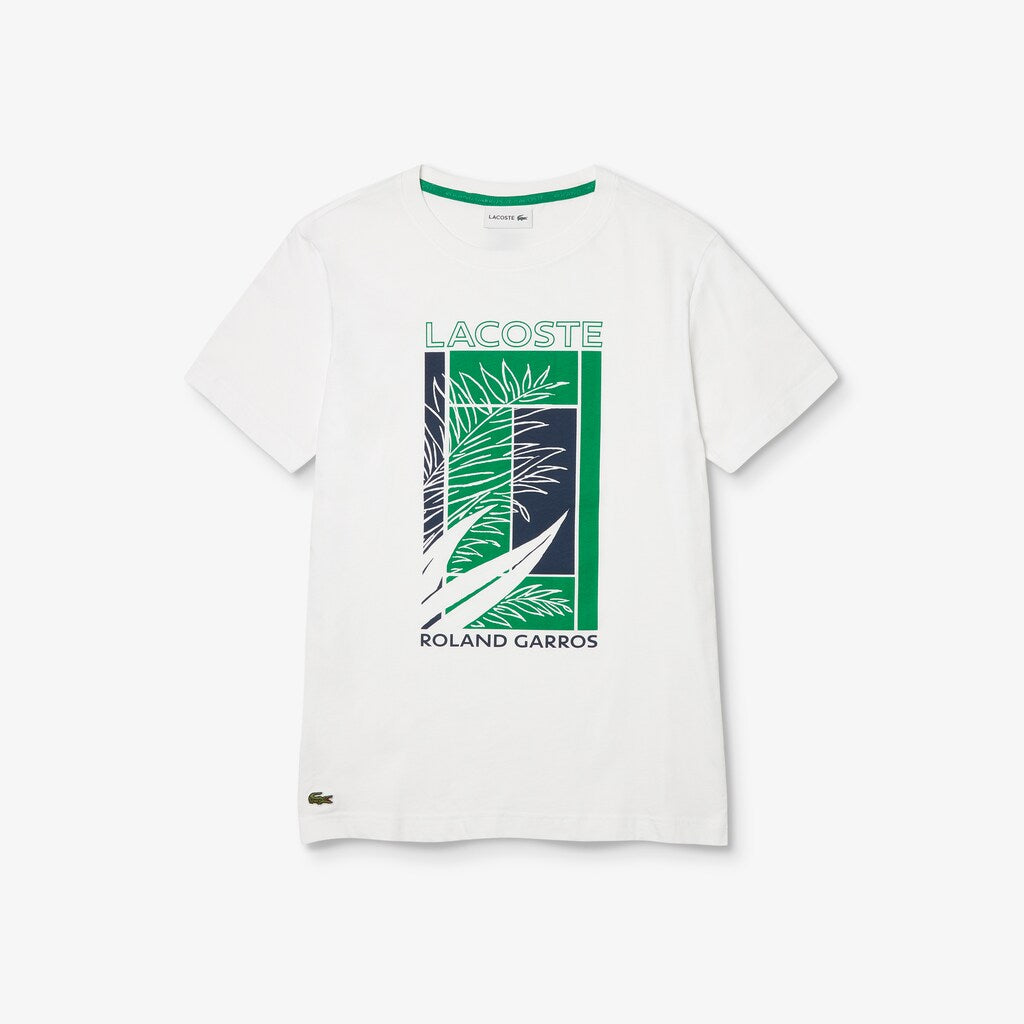 Men's SPORT Roland Garros Plant Print T-shirt / Lacoste