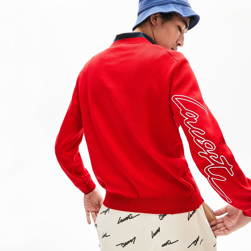 Men's LIVE Signature Cotton Crewneck Sweater / Lacoste
