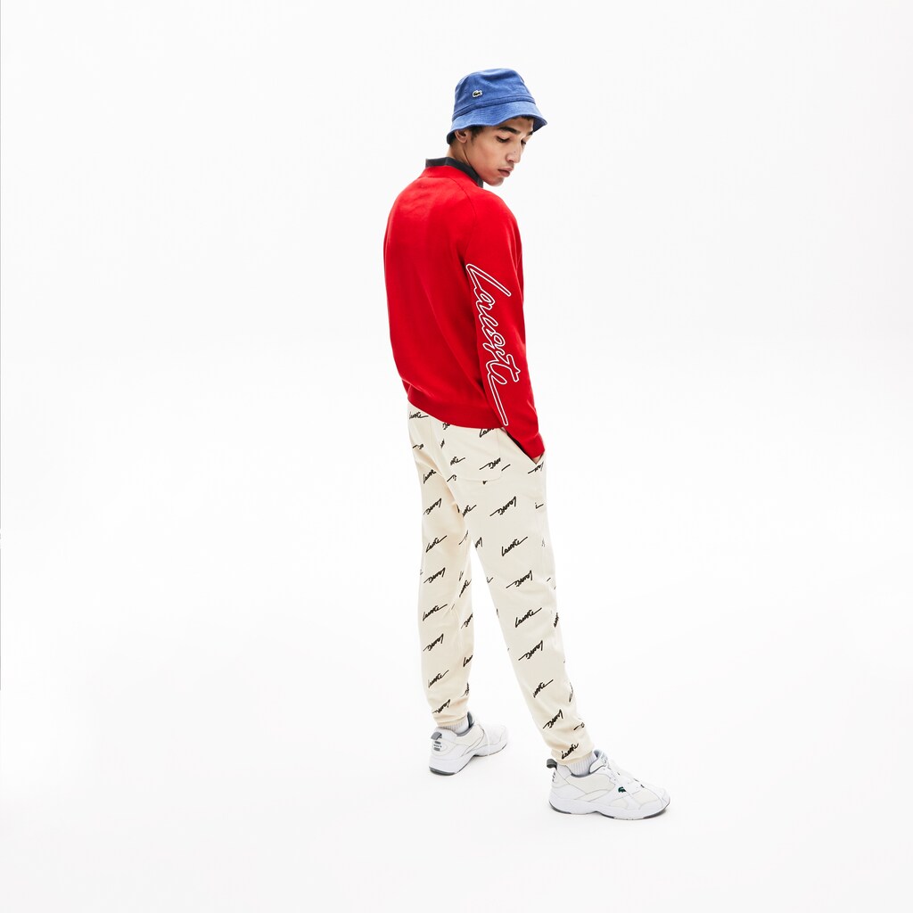 Men's LIVE Signature Cotton Crewneck Sweater / Lacoste