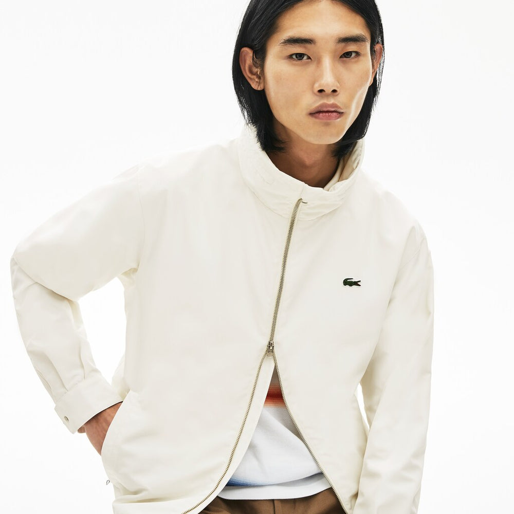 Men's Lightweight Water-Resistant Zip Windbreaker / Lacoste