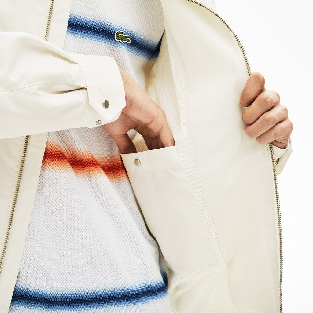 Men's Lightweight Water-Resistant Zip Windbreaker / Lacoste