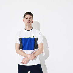 Men's SPORT Mesh Inset Cotton T-shirt / Lacoste
