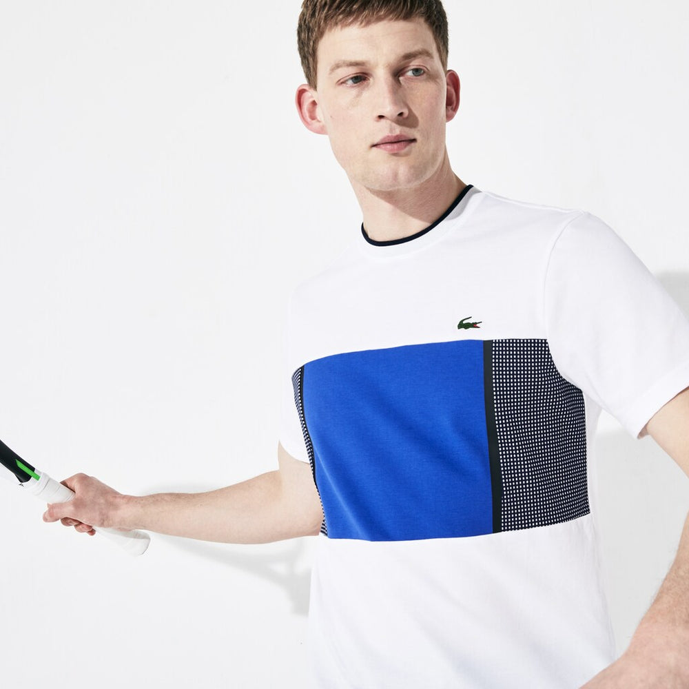 Men's SPORT Mesh Inset Cotton T-shirt / Lacoste
