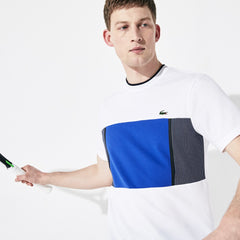 Men's SPORT Mesh Inset Cotton T-shirt / Lacoste