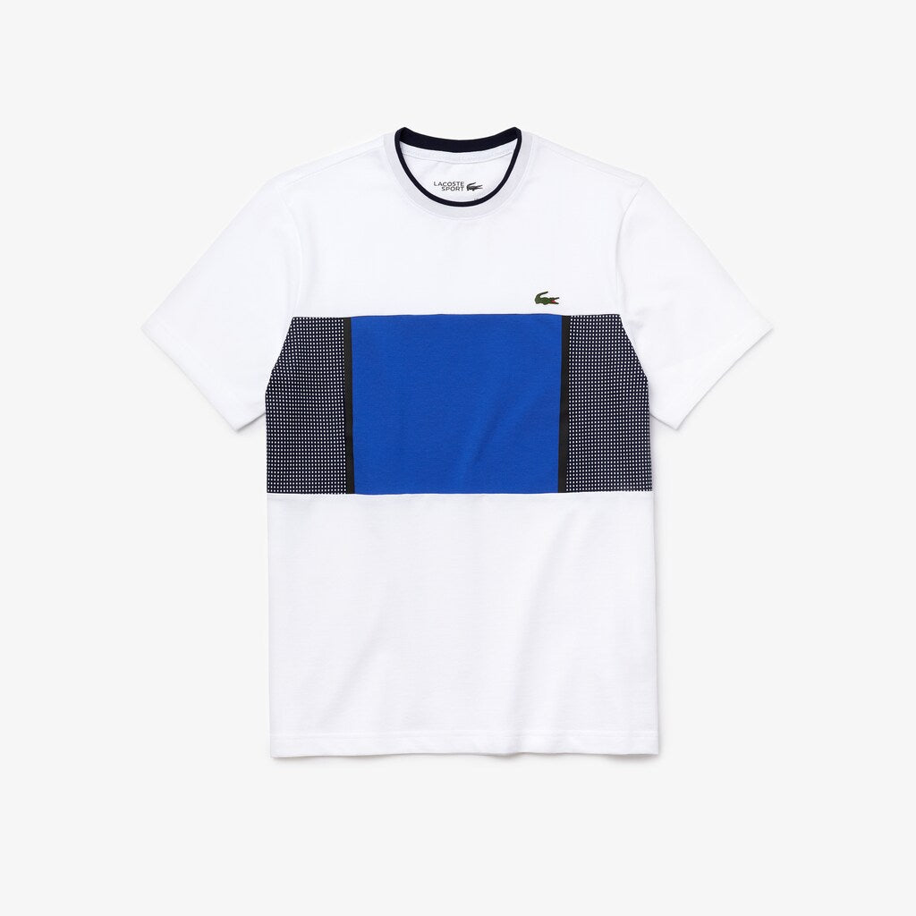 Men's SPORT Mesh Inset Cotton T-shirt / Lacoste