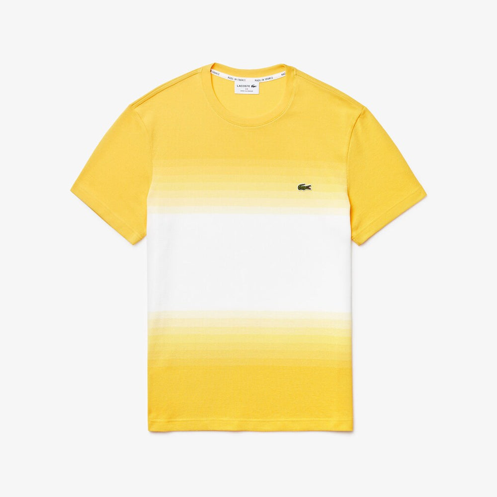 Men's Made in France Cotton Piqué Cotton Crew Neck T-shirt / Lacoste