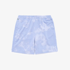 Men's LIVE Tie-Dye Print Cotton Fleece Bermudas / Lacoste