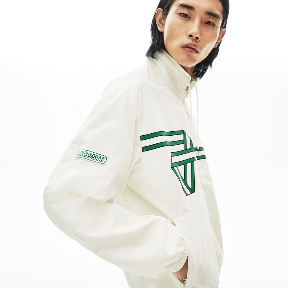 Men's Print Band Zip Heritage Tracksuit Jacket / Lacoste