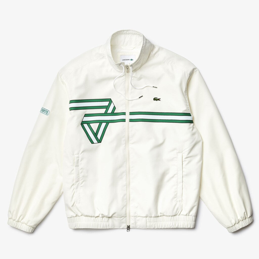 Men's Print Band Zip Heritage Tracksuit Jacket / Lacoste