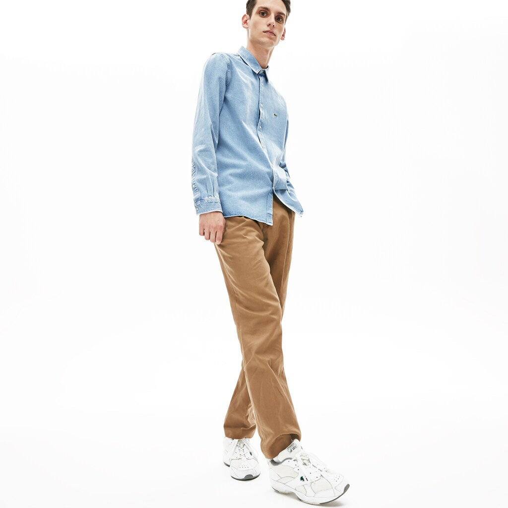 Men's Snap Button Denim Shirt / Lacoste