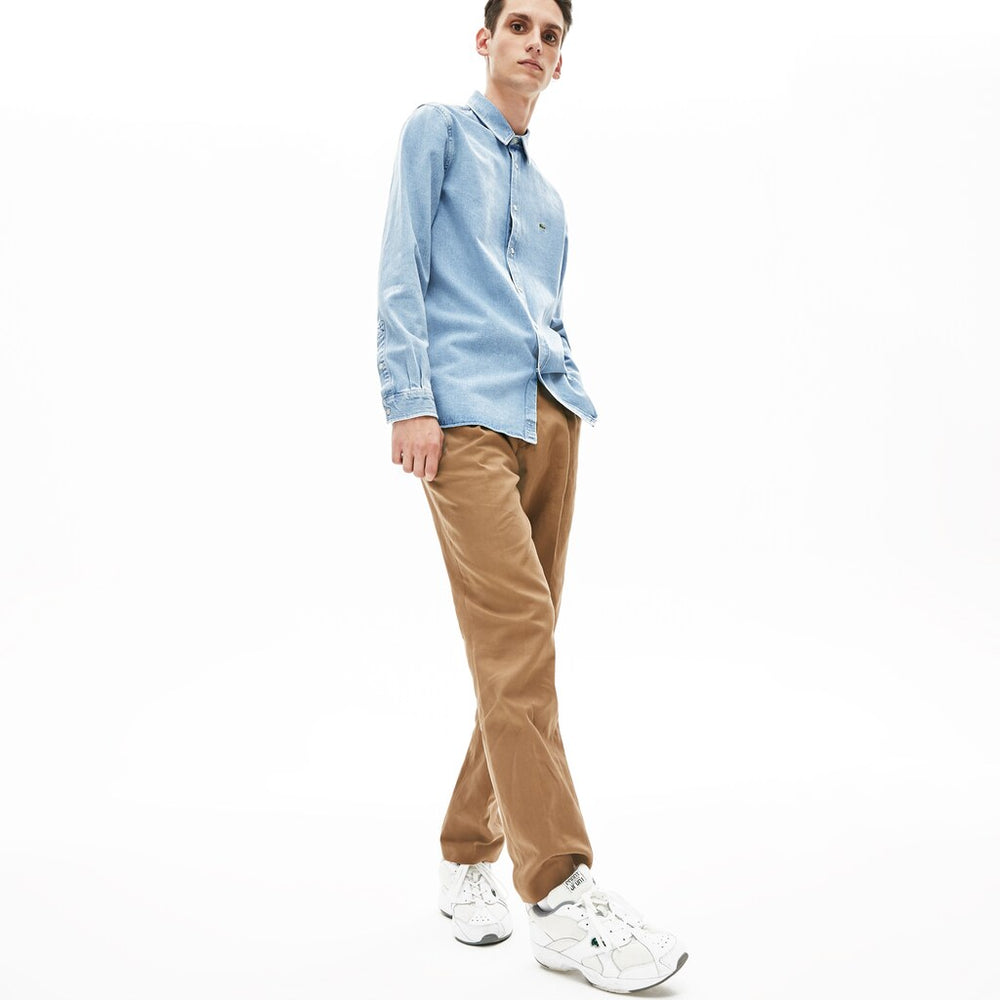 Men's Snap Button Denim Shirt / Lacoste