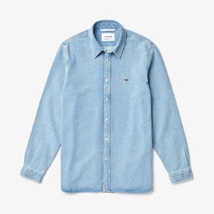 Men's Snap Button Denim Shirt / Lacoste