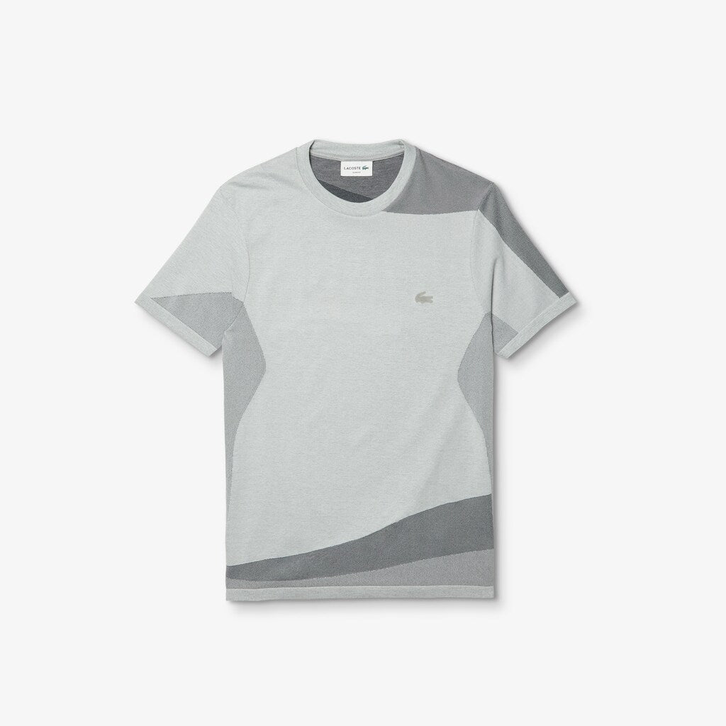 Men's Motion Slim Fit Mixed-Stitch T-shirt / Lacoste
