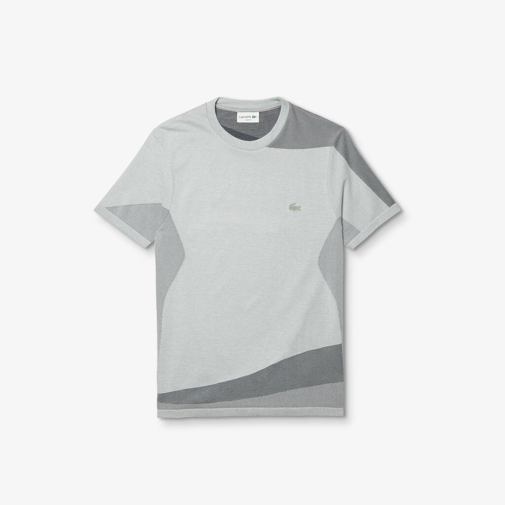 Men's Motion Slim Fit Mixed-Stitch T-shirt / Lacoste